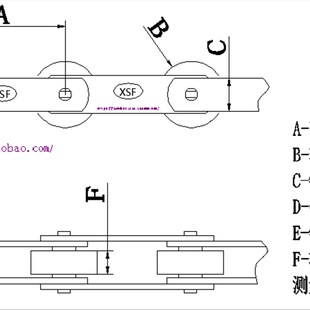 全新奥的斯梯级链 扶梯链条 西子131 133 135梯级大链 西奥梯级链