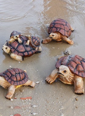户外园林景观仿真海o豚雕塑花园庭院摆件海洋主题沙滩水池装饰造