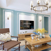 实木电视背景墙线条边框装 饰条石膏吊顶线造型自粘木线条白色木条