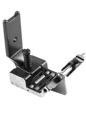 R2284可调挡边压脚457 20U人字车滚轮压脚曲折缝三角针2280缝纫机