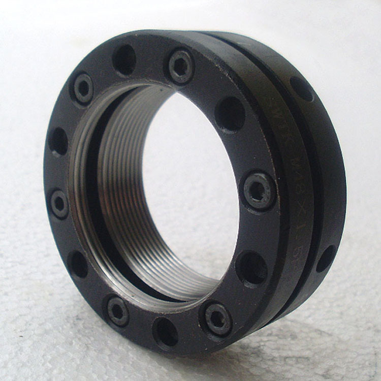 精密锁紧螺母K型M55*2防松止退自锁定螺帽机床滚珠丝杠承螺母轴向