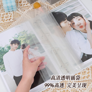 6寸相册3寸拍立得九宫格小卡片明信片收纳册混合尺寸a4寸8寸影集