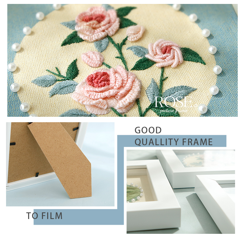手工刺绣dciy材料包简单自绣珠绣相框画客厅摆台摆件送男友礼物