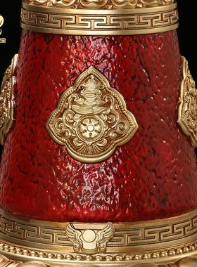 藏式手摇转金筒底座大号手持转简经筒H插座树脂摆件藏族转金轮底
