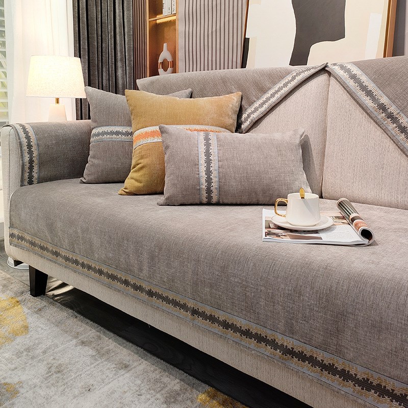 轻奢沙发垫四季通用高端夏季天沙发套罩靠背N巾现代坐垫盖布座垫