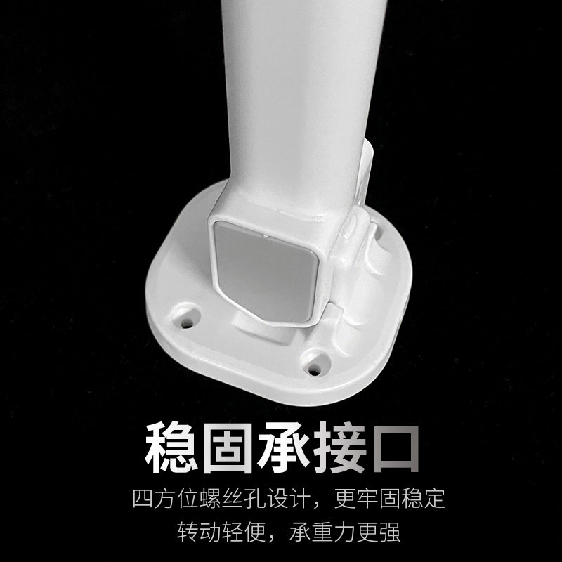 可折叠桌b腿可升降配件支架马蹄脚可伸缩折叠加固整套简易桌腿折