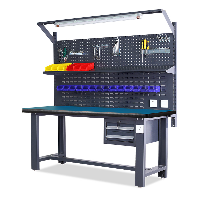 重型工作台钳工台生产车间防静电流水线实验操作台装配维修工具桌