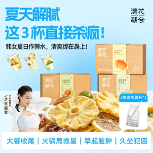 清花朝兮多味冷泡茶包 液断果茶油柑话梅薄荷柠檬茶 解渴解辣消暑