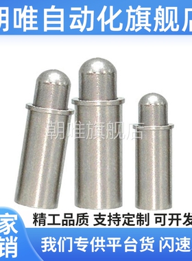 304不锈钢锥度型小径弹簧柱塞MPTL1.5/2/3/4/5-1.5/3/4/6/8/9/12