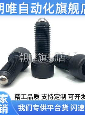 替代HRSM4/5/6/8圆柱头型锁紧螺栓 无弹簧滚动定位珠 支承螺栓PKZ