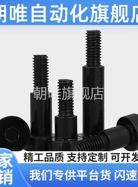 替代CBDBRH8 10 12碳钢发黑支点用台阶螺丝 内六角孔支点螺栓