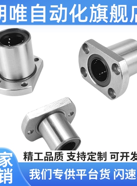 替代SLHFSS/SLHFSWS8 10 12 16 20 25带法兰直线轴承单衬型