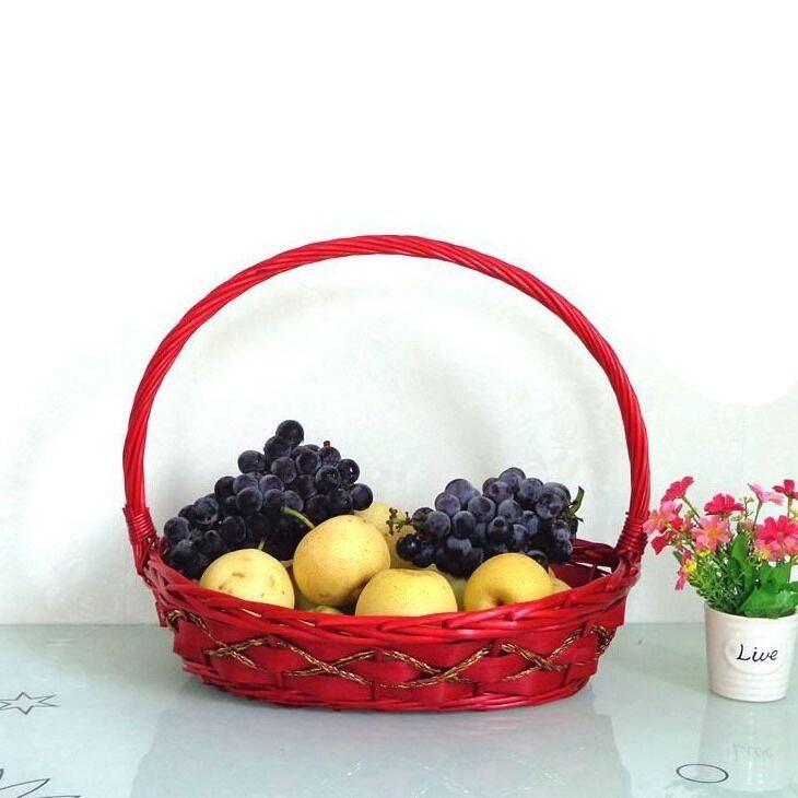 Fruit basket fruitQ gift fruit basket rattan gift basrket