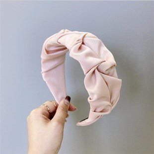 New Fashion Women Hair Accessories Wide Side Flower Hairband
