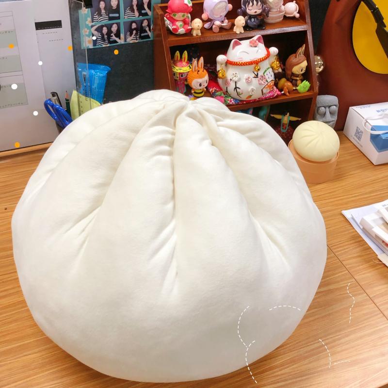 宜得利家居包子抱枕大肉包子小笼包造型抱枕腰枕沙发床头抱枕靠