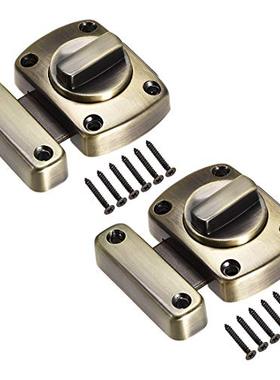 uxcell Rotate Bolt Latch, 1.5-inch Zinc Alloy Secur