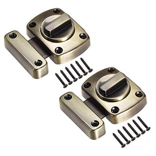 uxcell Rotate Bolt Latch, 1.5-inch Zinc Alloy Secur