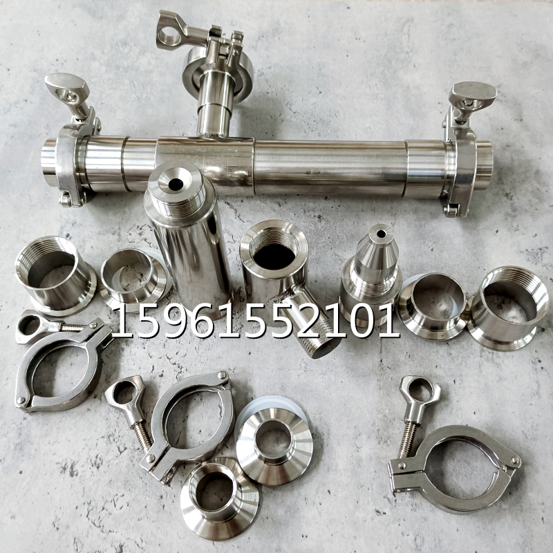 卡套式不锈钢射流器 小水射器 快装文丘里管气水液体混合加药剂