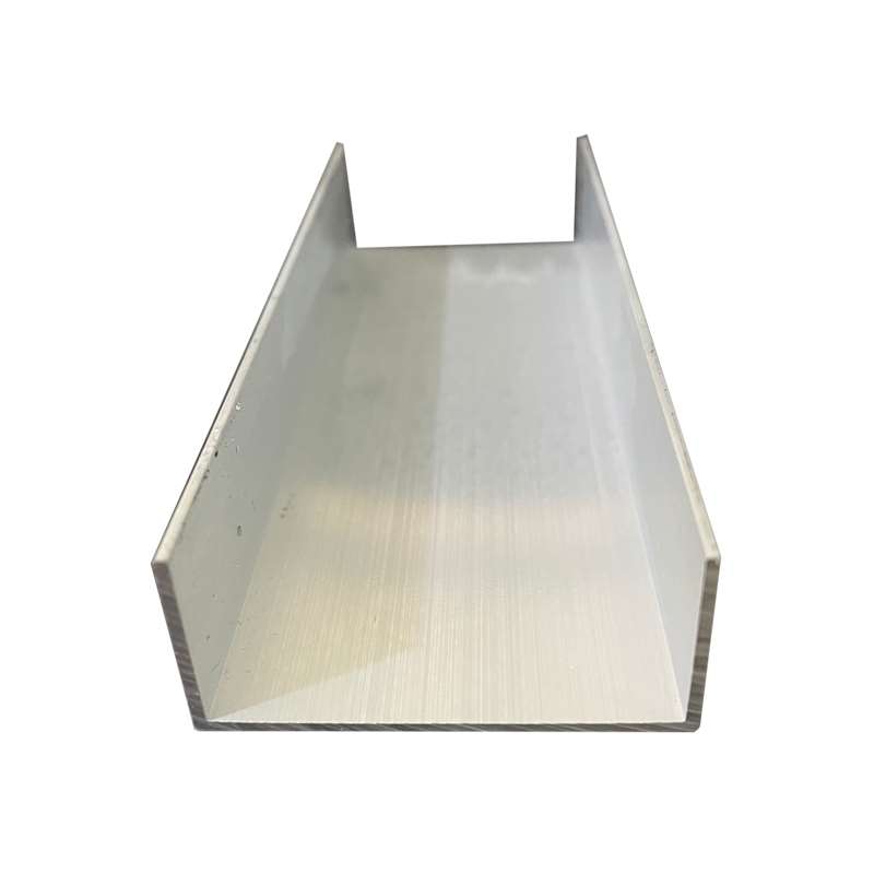 U型槽铝 50x50x5m槽铝型材 内径40mm包边槽铝50*50 包边槽