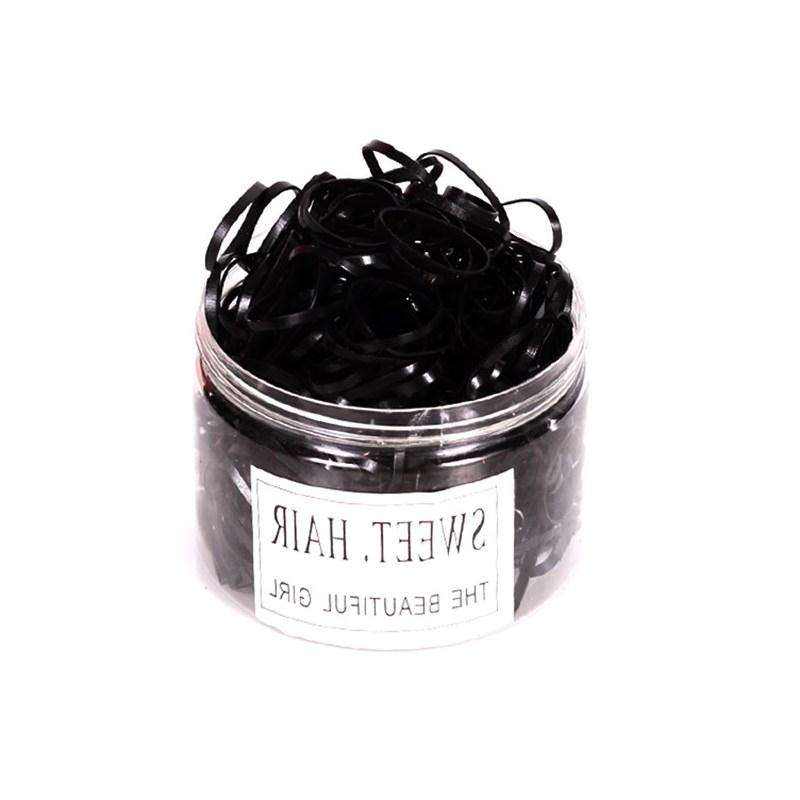 Onetime rubber band black high elastic hair bands hair ro