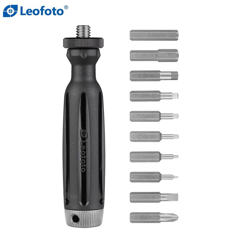 徕图 LMT-10 多功能可携式摄影工具螺丝刀工具相机三脚架延长杆中