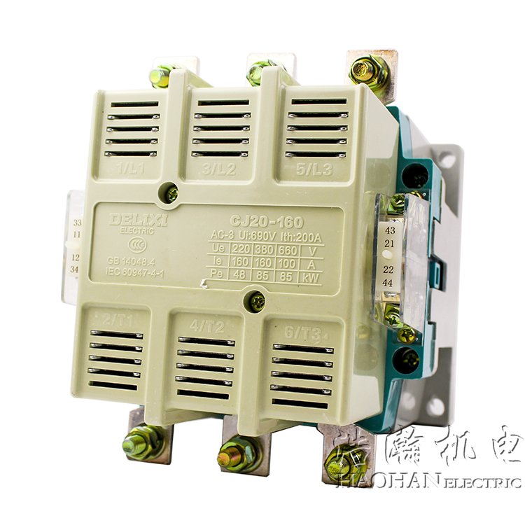 。两德力西36V1交流接触器两常开CJ20-常100A10V220V380V紫铜线圈