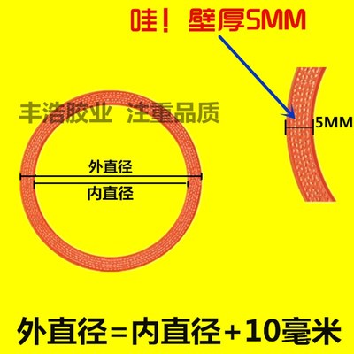 硅胶米管夹布夹线耐高温耐高压进气管水管米管多层夹布橡胶管