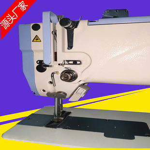 电脑直驱厚料皮革人字车大底梭自动供油曲折缝纫机1530厂家直销