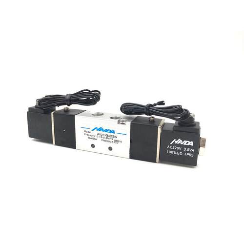 海达电磁阀两位五通电磁阀双头电磁阀4V120 4V220 4V320 4V420