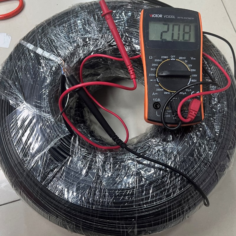 电信纯铜双绞四芯05电话线网线无氧铜室外I4芯带钢铁丝电话线200