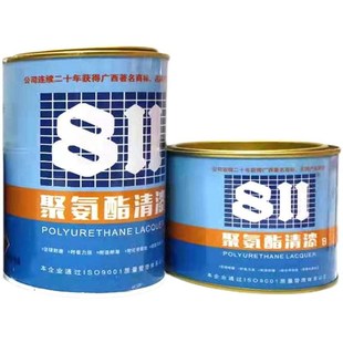 811聚氨脂木器漆家具漆 室外漆 桂林811清漆透明漆有色漆家具楼梯