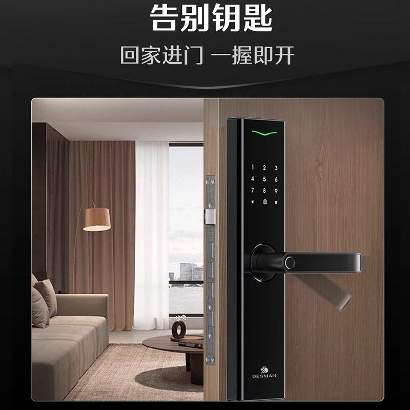 【国补15%】德施曼智能锁v7plus电子锁指纹锁入户门锁家用密码锁
