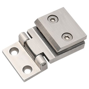 304不锈钢加厚精铸玻璃门合页橱柜门夹展示柜铰链酒柜书柜子门铰