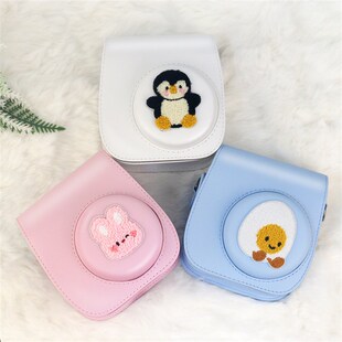 拍立富士得可喜C9/mini12/11相机包刺绣图案单肩斜挎小包保护套