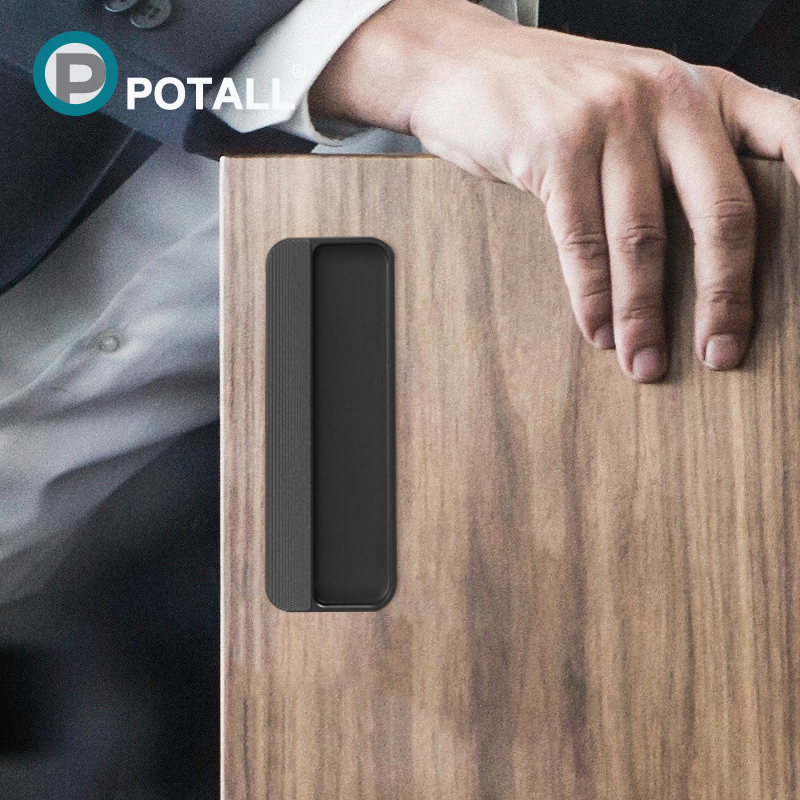 嵌入式衣柜柜门谷仓门抽屉拉手柜子移门暗藏隐形把手.推拉门扣手