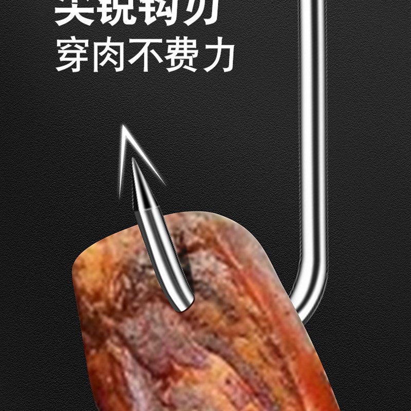 不锈钢吊钩挂钩铁钩子拉勾肉杀猪肉手G钩专用卖肉卤肉烤鸭牛羊小