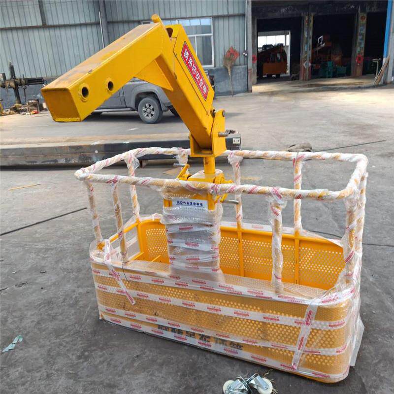 8-25吨吊车吊篮 自平衡360度旋转吊笼 高空作业载人载物吊篮