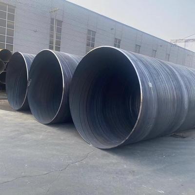 Q235B螺旋管防腐焊接钢管大型水利工程用大口径厚壁国标螺旋焊管
