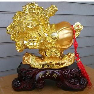 家居装 金色发大财 树脂工艺品摆件 百财如意 饰开业礼品 发横财