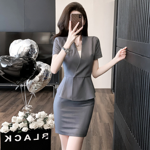 面试西装套装女2024新款职业装气质女神范高端正装西服外套工作服