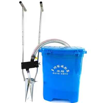 厂促新款手肥施肥器j蔬菜果树撒动器玉米花魁追肥机农用工具带桶