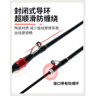 极速可伸缩定位筏竿手把节变节筏钓竿单竿筏杆钛合金阀杆桥筏竿桥