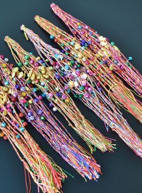 端午节五彩绳铃铛手錬脚炼本命年红绳儿童男女情侣饰品礼品