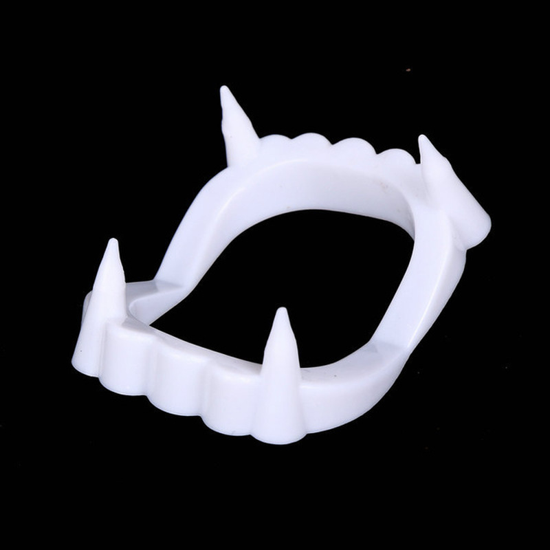 Vampire Fake Teeth For Halloween Party Prop Makeup Dentures