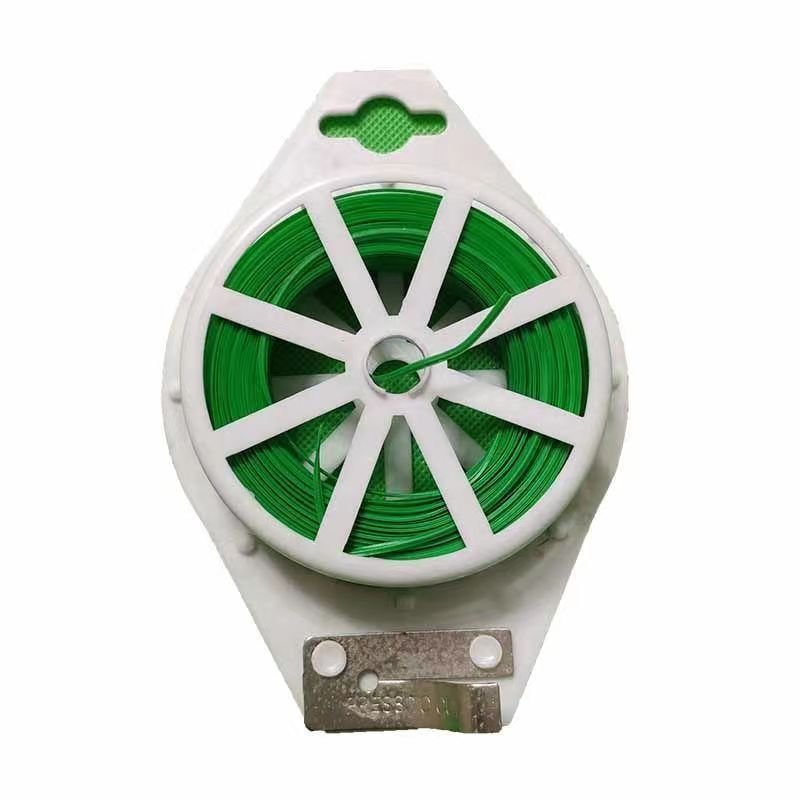 塑钢线园艺包塑铁丝扎线带绑线花枝固定黄瓜绑绳爬藤西红柿绑枝带