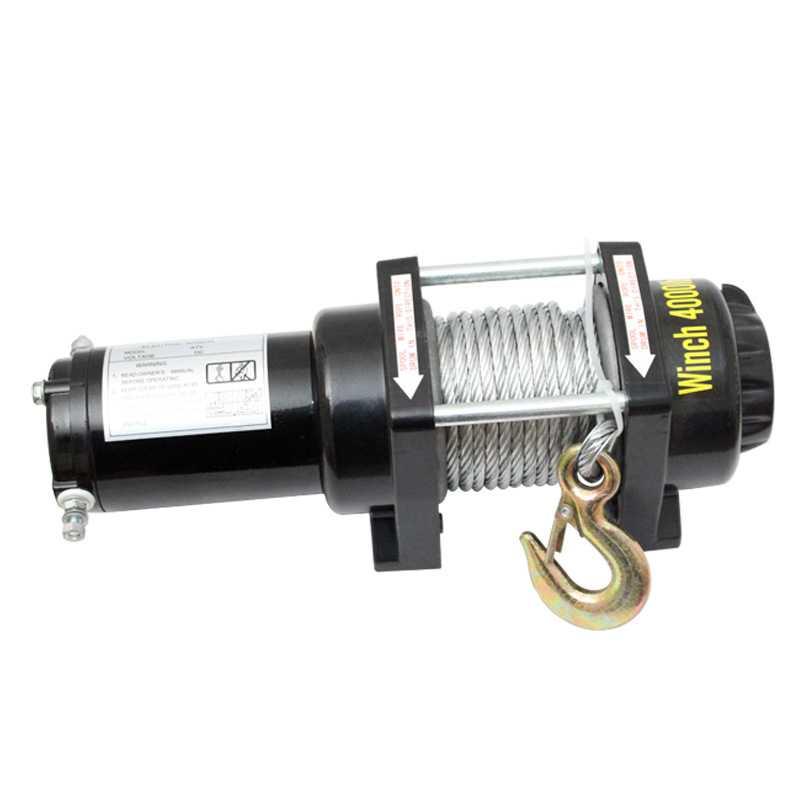 厂定做12电动绞盘车载式 3000磅越野车绞盘 车载吊机电动绞盘新