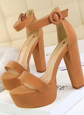 Shoes Women Pumps High Heels Shoes Women Heels Sexy Block He