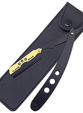 Black and Gold Changeable Blade Professional Barber Straight