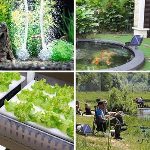 Air Pump Aquarium 2.5W Water Pump For Fish Tank Oxygen Pump