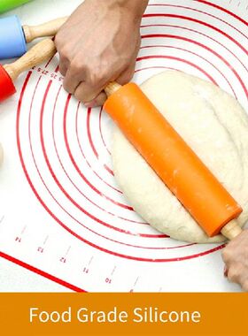 23/30/39cm Silicone Rolling Pin Non-Stick Pastry Dough